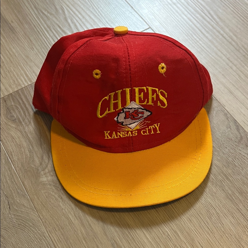 NFL Kansas City Chiefs Kids Red and Yellow Hat